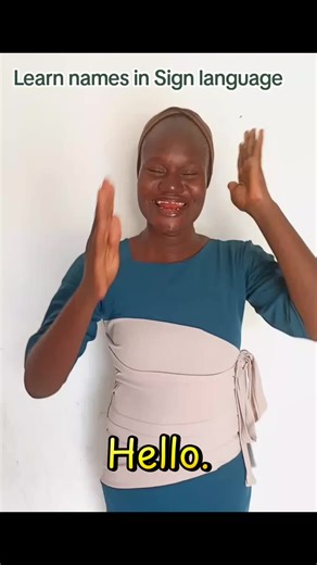 #Signlangauge #inclusionnforall #inclusionmatters #viralvideos #NSL Learn names in Sign language