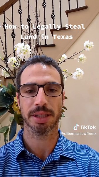 How to Legally Steal Land in Texas #adversepossession #realestatelaw #squattersrights #texaslawyer