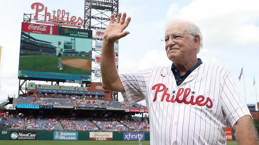 THE BIG STORY: Jim Gardner tossed the first pitch at today’s Phillies game! The broadcasting legend will retire at the end of this year. ⚾👏 | 6abc Action News