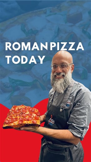 🏛️🍕 Master @wondergiulio gives insights on Roman Pizza The history of transformation from thin, crispy, and few air pockets pizza to structural and air-pockets modern Roman Pizza as we know it today. #GiulioAdriani #pizzaindustry #romanpizza | Pizza University & Culinary Arts Center