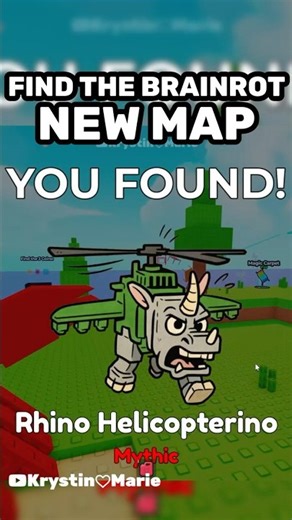 How to Get RHINO HELICOPTERINO 🦏 | Find the Brainrot | NEW MAP!