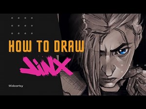How to draw Jinx from Arcane | league of legends