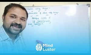 Mind Luster - Learn stacks using arrays
