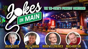 FRI, NOV 26 • 8PM | Four of the Tri-State area's funniest comedians - Julia Scotti, Billy Garan, Buddy Fitzpatrick, and Mike Burton. Group discounts for 10 or more! Use code GROUP2021. Reserve tickets today at https://ci.ovationtix.com/34780/performance/10810373 | Patchogue Theatre for the Performing Arts | Facebook
