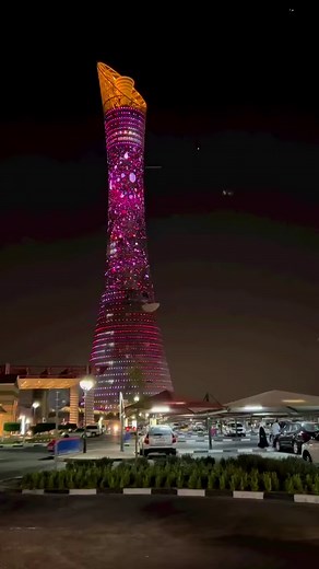 16K views · 544 reactions | The Torch Doha! One of the most recognizable buildings in Doha is the Aspire Tower also known as The Torch Doha, is a 300 meter tall 980ft. Credit: #walkwithme_qatar #Qatar #TorchDoha #AspireTower #Doha #DohaQatar #VisitQatar #TravelQatar #QatarDay | Qatar Day | Facebook