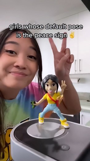 Regina Ginera on Instagram: "even my action figure is doing the peace sign ✌️😅"