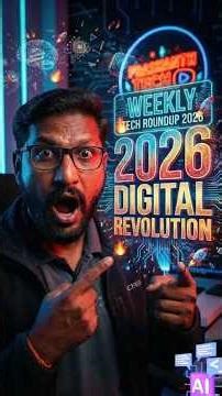 🔥 WEEKLY TECH ROUNDUP 2026 | 60 సెకండ్లలో ఈ వారం Biggest Tech Updates! 2026 #telugutech #2026tech