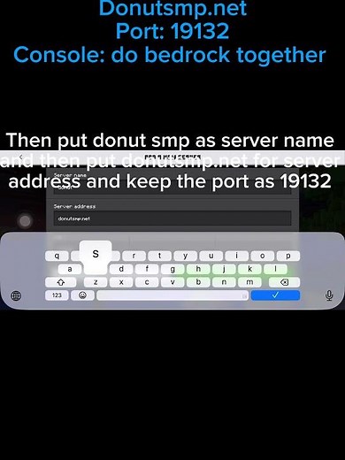 Guide on how to join donut smp on console mobile and java #java #bedrock #donutsmp #guide #howtojoin