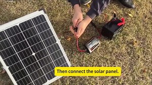 SOLPERK 10A 12V MPPT Solar Charge Controller with LCD Display, Intelligent Solar Panel Controller Portable Solar Panel Regulator for Gel AGM Lead-Acid Lithium LiFePO4 Battery