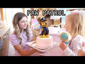 PAW PATROL CHASE AND SKYE BIRTHDAY PARTY