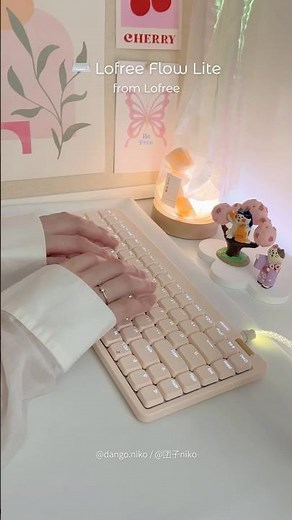 🌸Lofree Flow Lite 84 low-profile keyboard