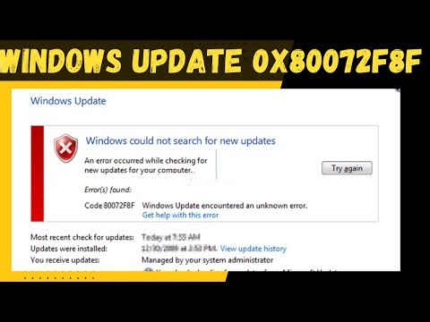 Fix Windows Update Error 80072F8F In Windows 10 & 11 (2026)