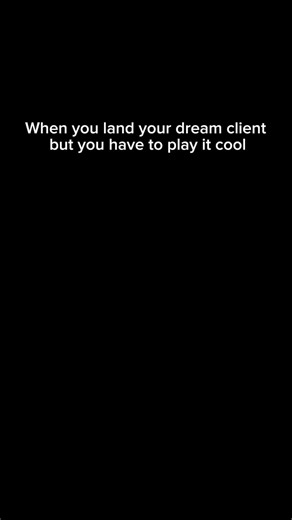 Landing your dream client is a win. Playing it cool? That’s the COO move.