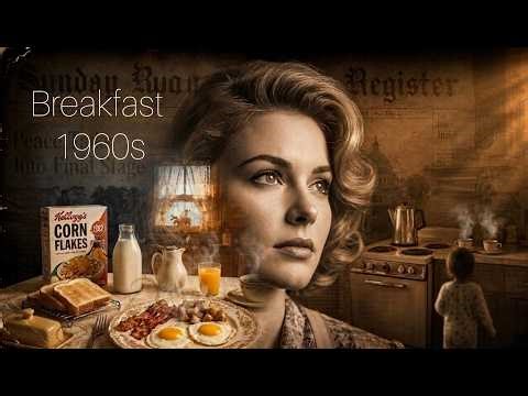 Breakfast in a 1960s American Kitchen — Before Anyone Had Ever Heard of a Smoothie