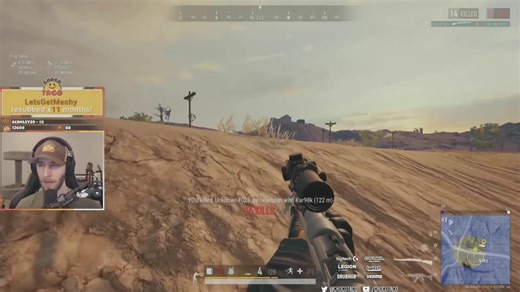 北美第一狙神CT手持双狙称霸绝地求生，MK14+98K平民狙击标配！