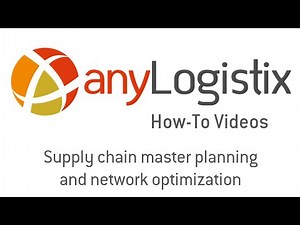 Supply chain master planning and network optimization
