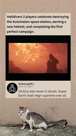 Helldivers 2 Players Celebrate the First Ever Perfect Major Order Campaign #Helldivers2