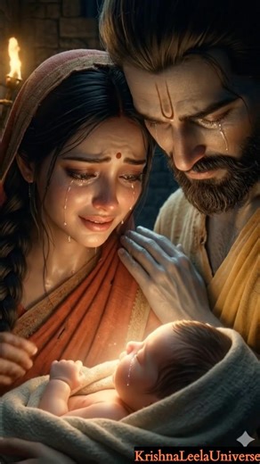“Devaki ke pehle putra ka janm 😢 | Krishna Leela #bhakti #shortsfeed