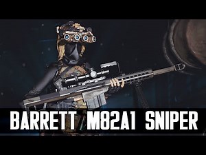 FALLOUT 4: MODERN WEAPON PACK - Barrett M82A1 Sniper - Combined Arms Modern Weapon Mod Pack