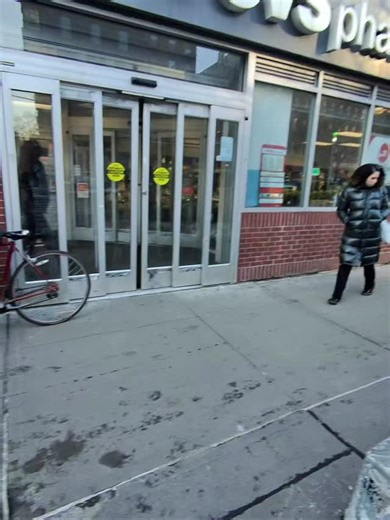 Millie, Mikey and I are in our way into CVS #dogsofnewyork #nyc #newyork @pupstarzrescue @wspdog run @elizabethstreetgarden @washingtonsquareparkblog @raybanmeta @carhartt | Jimi Celeste