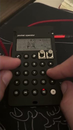 Pocket Operator sounds crazy for something this small 🔥 #beatmaking