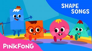 Introducing the amazing "Shape Friends!" Shapes become so easy and fun with PINKFONG Shape Songs. | Pinkfong