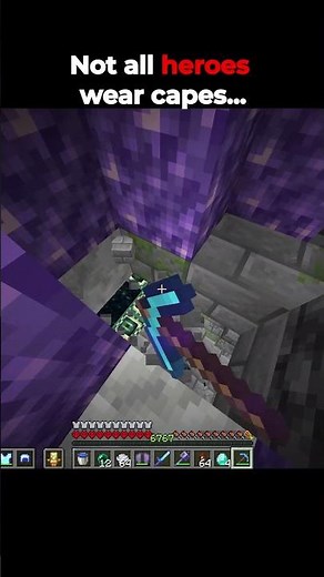 Not all heros wear capes #minecraft