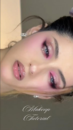 Rose eye makeup tutorial 🎀