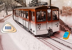 Snow Train Track Escape - Escape Fan