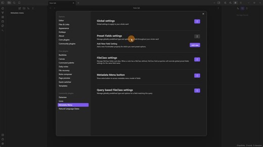 Metadata menu is AMAZING!