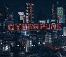 Minecraft Enthusiasts Build A Fantastic Cyberpunk 2077 Inspired Future City You Can Explore Soon