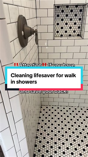 Your back will thank you for this! 🚿🛀🧽🧼 If you have a walk-in shower, you know what kind of pain in the rear it is to clean it! Great idea but not so functional! This is also great for tubs and any other cleaning project you have that requires you to bend over. Grab this scrub brush/mop now and your back will thank you! Cleaning has never been so fun. #cleaningtiktok #cleaning #cleaninghacks #tiktokshopcreatorpicks #tiktokshopspringglowup