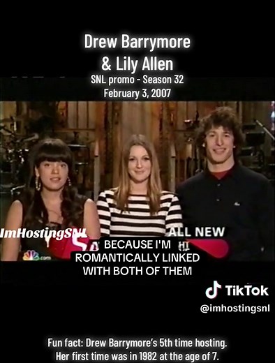 Drew Barrymore & Lily Allen's SNL Promo - Season 32