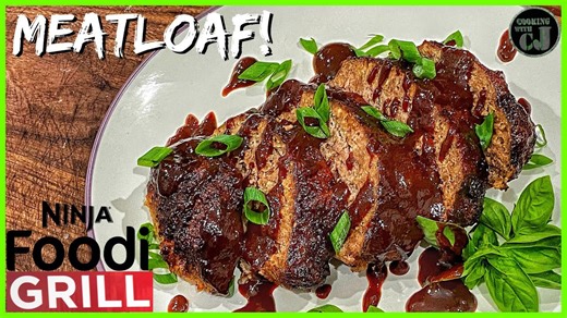 NINJA FOODI GRILL MEATLOAF! | Ninja Foodi Grill Recipes