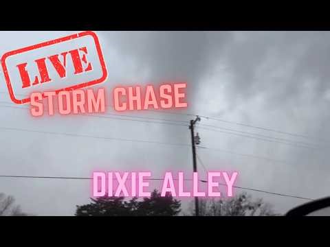 Tornado Threat in Louisiana and Mississippi - Live Chase Archive
