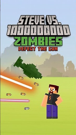 Minecraft but EVERYONE has a gun!🔫 #minecraft #animation