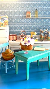 For a second, we thought that this was a giant Little Bites® Party Cake Muffin in a regular-sized kitchen... 😅 Would you take a bite out of a cake-sized Little Bites® Muffin? Let us know in the comments! | Little Bites