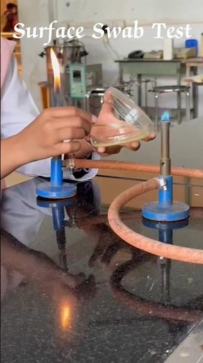 Surface Swab Test 🧫 #andrast #science #viral #microbiology #shorts #labwork