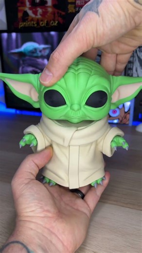 Grogu 3D print ✨ #3dprinting #grogu #themandolorian