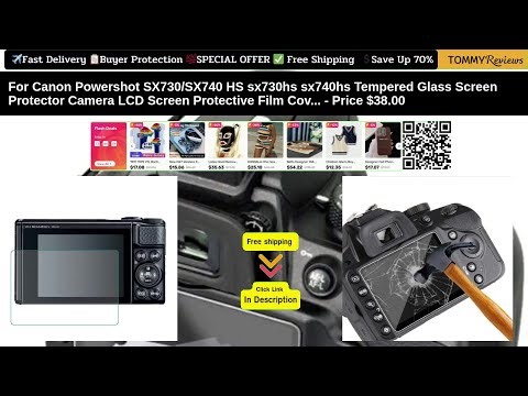 Canon Powershot SX730/SX740 HS Screen Protector | Ultimate LCD Protection #CameraCare