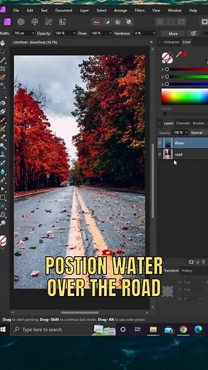 Create Stunning Wavy Water Road Effects with Affinity Photo 2!