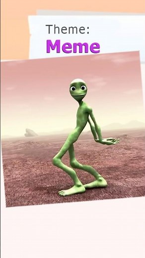 ROBLOX Dancing Green Alien Speed Draw MEMES 🤣 #speeddraw #roblox #shorts