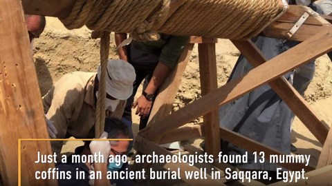 Ancient Mummy Coffins Discovered In Egypt’s Saqqara