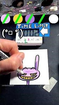 Can I draw Jax in 1 min? (The Amazing Digital Circus)