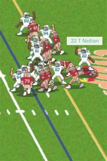 1984 49ers vs Dolphins (highlight) Tony Nathan touchdown run.