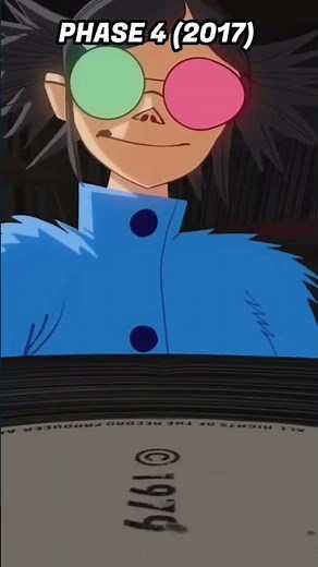 Evolution of Noodle Gorillaz 2001-2023