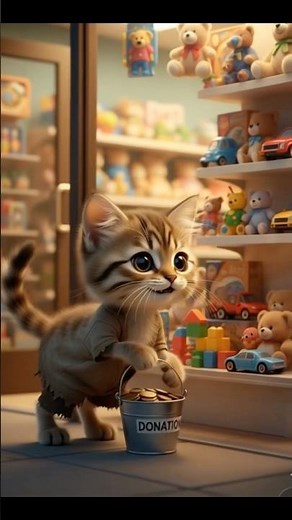 Heartwarming emtional story 😭 🐱- his Reaction #story #emotional #short #shortvideo