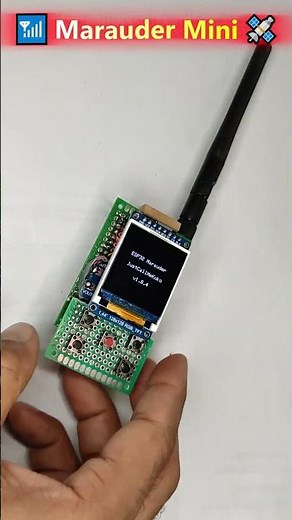 ESP32 Marauder Mini 🔥 DIY Portable Network Tester with GPS, TFT & SD Card | Latest Version