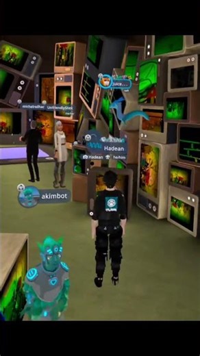 Magical VR tvs 👏collaborative VRchat world by Juice ✨ #vrchat #shaders #retro #vr #surreal