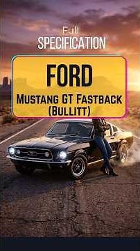 1968 Ford Mustang Bullitt: 390hp Muscle Car Legend #carreview #luxurycars #classicsale #fordgt
